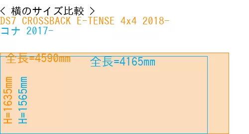 #DS7 CROSSBACK E-TENSE 4x4 2018- + コナ 2017-